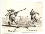 Razullo and Cucurucu, 1622 and later by Jacques Callot