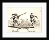 Razullo and Cucurucu, 1622 and later by Jacques Callot