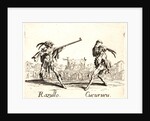 Razullo and Cucurucu, 1622 and later by Jacques Callot