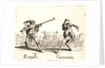 Razullo and Cucurucu, 1622 and later by Jacques Callot