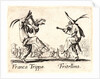 Franca Trippa and Fritellino, 1622 and later by Jacques Callot