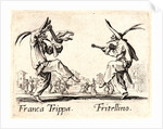 Franca Trippa and Fritellino, 1622 and later by Jacques Callot