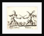 Taglia Cantoni and Fracasso, 1622 and later by Jacques Callot