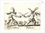 Taglia Cantoni and Fracasso, 1622 and later by Jacques Callot