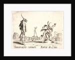 Smaraolo Cornuto and Ratsa di Boio, 1622 and later by Jacques Callot
