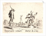 Smaraolo Cornuto and Ratsa di Boio, 1622 and later by Jacques Callot