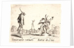Smaraolo Cornuto and Ratsa di Boio, 1622 and later by Jacques Callot