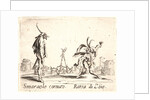 Smaraolo Cornuto and Ratsa di Boio, 1622 and later by Jacques Callot
