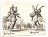 Riciulina and Metzetin, 1622 and later by Jacques Callot