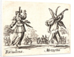 Riciulina and Metzetin, 1622 and later by Jacques Callot