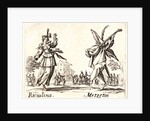 Riciulina and Metzetin, 1622 and later by Jacques Callot