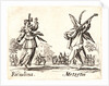 Riciulina and Metzetin, 1622 and later by Jacques Callot