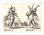 Riciulina and Metzetin, 1622 and later by Jacques Callot