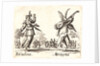 Riciulina and Metzetin, 1622 and later by Jacques Callot