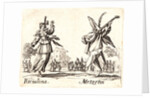 Riciulina and Metzetin, 1622 and later by Jacques Callot