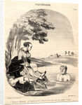 L'eau est délicieuse.., 1845 by Honoré Daumier