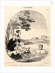 L'eau est délicieuse.., 1845 by Honoré Daumier