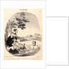 L'eau est délicieuse.., 1845 by Honoré Daumier