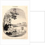 L'eau est délicieuse.., 1845 by Honoré Daumier