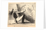 Bigre! ... j'ai eu tort de me mettre toute l'Europe sur les bras! .., 1855 by Honoré Daumier