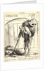 Elle en usé du papier la diplomatie en 1867.., 1867 by Honoré Daumier