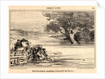 Divertissement aquatique renouvelé des Grecs, 1857 by Honoré Daumier