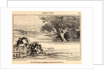 Divertissement aquatique renouvelé des Grecs, 1857 by Honoré Daumier