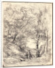 Les Jardins d'Horace, 1855 by Jean-Baptiste-Camille Corot