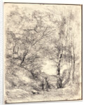 Les Jardins d'Horace, 1855 by Jean-Baptiste-Camille Corot