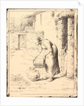 Woman Emptying a Pail (Femme vidant un seau), 1862 by Jean-François Millet