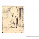 Woman Emptying a Pail (Femme vidant un seau), 1862 by Jean-François Millet