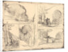 Le Jardin de Pericles, L'Allee des Peintres, Le Griffonnage, Le Grand Bucheron, La Tour d'Henri VIII, 1856 by Jean-Baptiste-Camille Corot