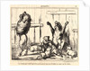 Une famille qui vient d'apprendre qu'il est encore question d'éstablir un impot sur les chiens, 1855 by Honoré Daumier