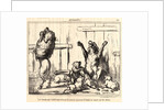 Une famille qui vient d'apprendre qu'il est encore question d'éstablir un impot sur les chiens, 1855 by Honoré Daumier