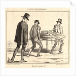 Marche funébre!!, 1855 by Honoré Daumier