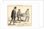 Marche funébre!!, 1855 by Honoré Daumier