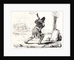 Le Général Omar (Aymard) marchant à la pairie, 1834 by Honoré Daumier