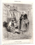 Le Tondeur de Chiens, 1842 by Honoré Daumier