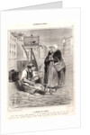 Le Tondeur de Chiens, 1842 by Honoré Daumier