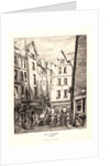 Pirouette Street, near the Markets, Paris (La Rue Pirouette aux Halles, Paris), 1860 by Charles Meryon