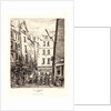Pirouette Street, near the Markets, Paris (La Rue Pirouette aux Halles, Paris), 1860 by Charles Meryon