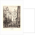 Pirouette Street, near the Markets, Paris (La Rue Pirouette aux Halles, Paris), 1860 by Charles Meryon