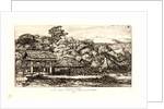 Indigenous Barns and Huts at Akaroa, Banks' Peninsula (Greniers Indigènes et Habitations à Akaroa, Presqu'Ile de Banks), 1845 by Charles Meryon