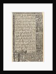 Sheet from a Book of Hours, 1520 by Anonymous