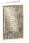 Sheet from a Book of Hours, 1520 by Anonymous