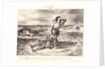 Young Clifford Finding the Body of His Father (La jeune Clifford trouvant le corps de son père sur le champ de bataille de Saint-Alban), 1834 by Eugène Delacroix