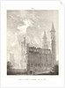 Ruines de l'Abbaye de Jumiège, 19th century by Louis Jacques Mandé Daguerre