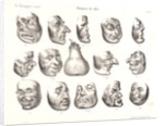 Masques de 1831, 1832 by Honoré Daumier