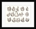 Masques de 1831, 1832 by Honoré Daumier