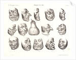 Masques de 1831, 1832 by Honoré Daumier